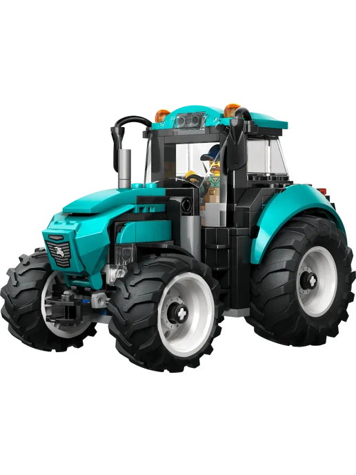 LEGO City Great Vehicles Трактор 60498, голубой, фото 2