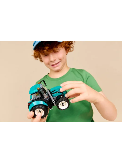 LEGO City Great Vehicles Трактор 60498, голубой, фото 5