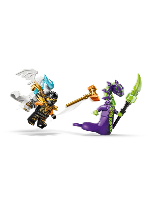 LEGO Ninjago Мех миссии Коул и дракон Зейна 71854, серый, фото 3