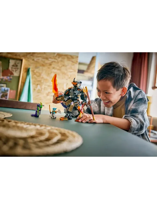 LEGO Ninjago Мех миссии Коул и дракон Зейна 71854, серый, фото 5