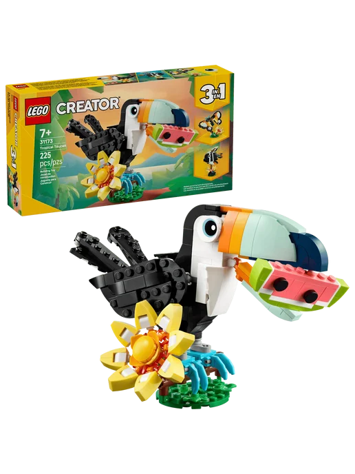 LEGO Creator Дикие животные тропический тукан 31173, черный