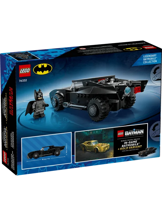 LEGO Super Heroes DC Бэтмобиль Бэтмена 76332, черный, фото 5