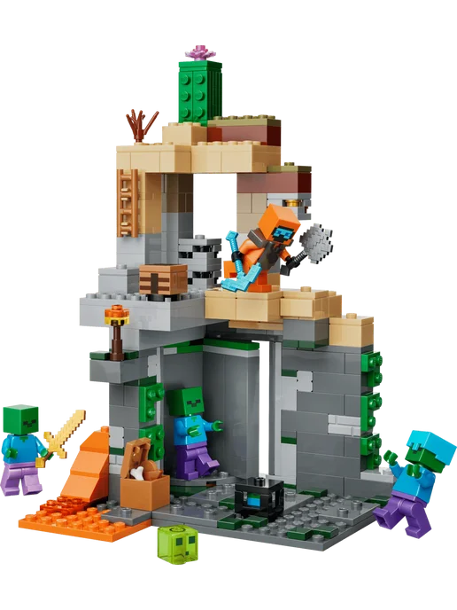LEGO Minecraft Подземелье зомби 21587, серый, фото 2