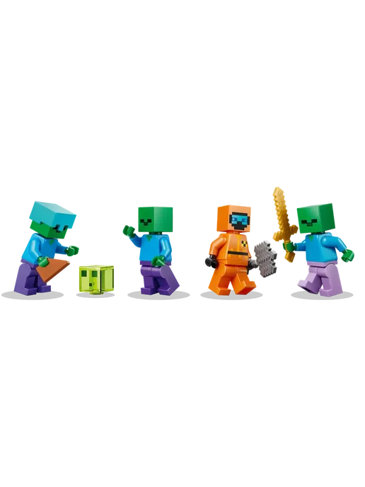 LEGO Minecraft Подземелье зомби 21587, серый, фото 3