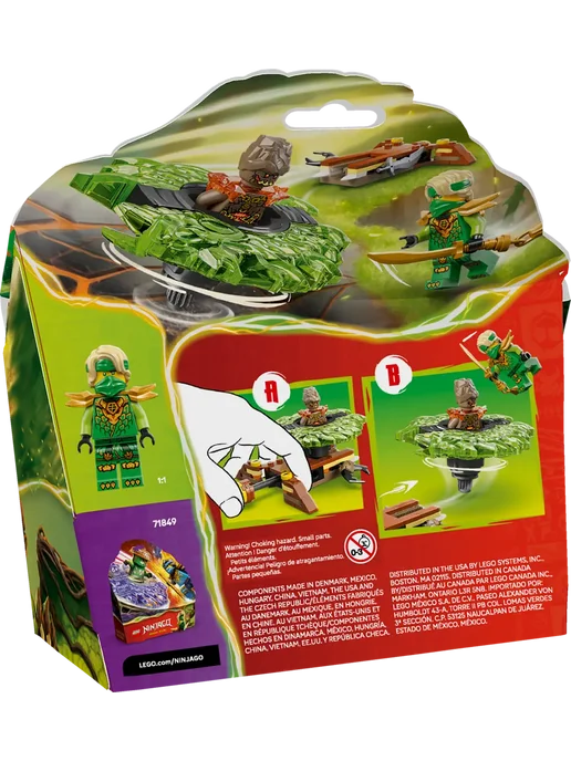 LEGO Ninjago Ллойд против Монстра Земли на спиннере 71850, зеленый, фото 4