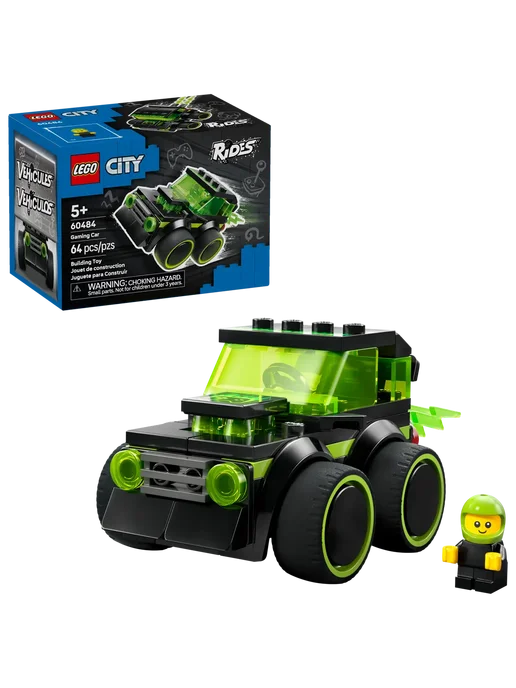LEGO City Rides Гоночный автомобиль 60484, зеленый