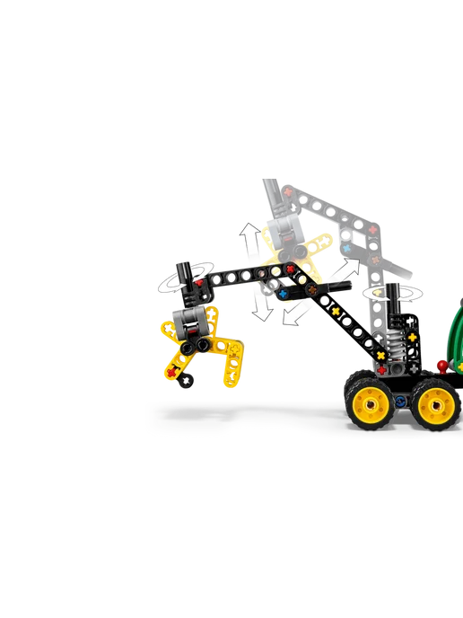 LEGO Конструктор Technic 42218 Колесный комбайн John Deere 1470H, серый, фото 4