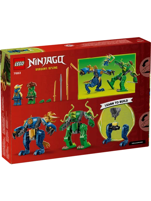 LEGO Ninjago Дуэль с мех-драконом Джея 71853, синий, фото 3