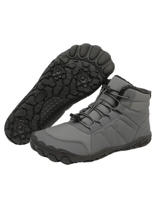 Зимние сапоги Snow Boots для мужчин и женщин, антискольжение, серый