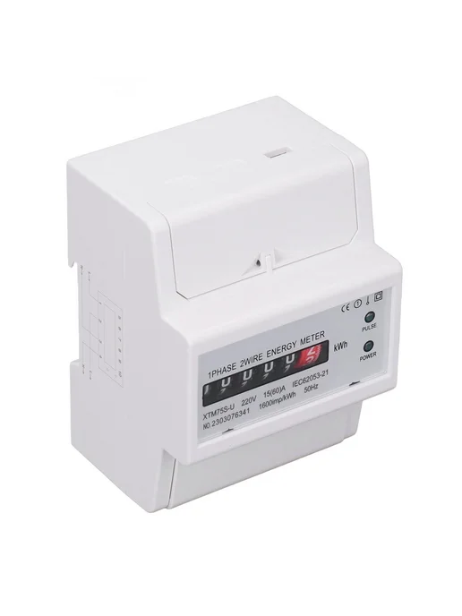 Счетчик электроэнергии 4P 220V 15(60)A DIN-рейка, вариант, фото 3