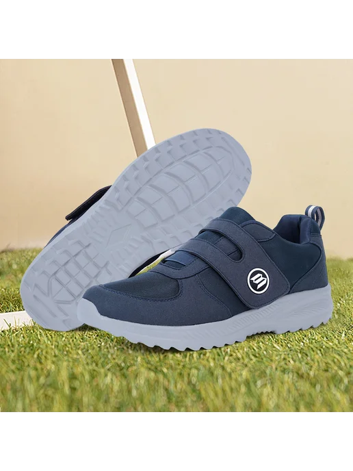 Обувь для диабетиков Slip-On, ортопед, противоскользящая (Тё, синий, фото 4