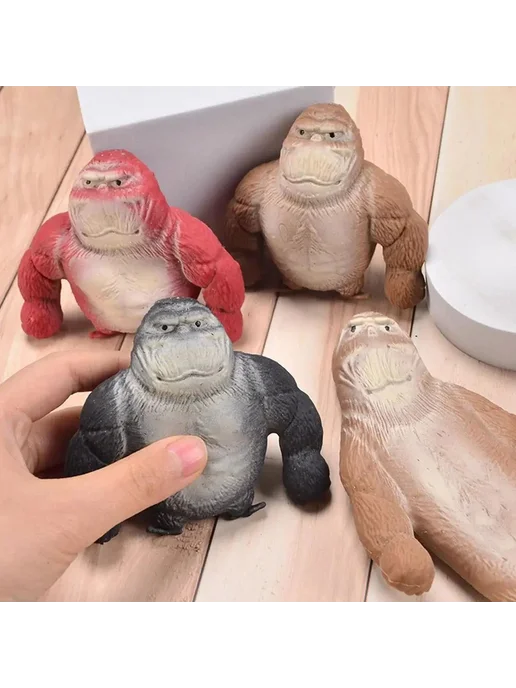 Игрушка-антистресс Орангутанг Black, коричневый, фото 3