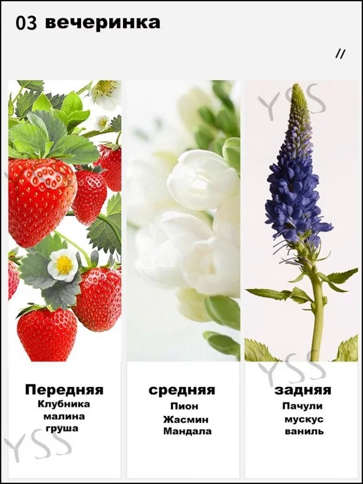 Набор парфюмерный Амбровый Фруктовый Цитрусовый 120.1 мл, 90,1 мл, 3 шт, фото 7