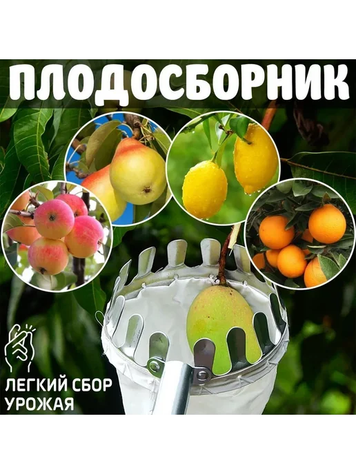 Плодосборник 14 см Серебристый, серебристый, фото 2