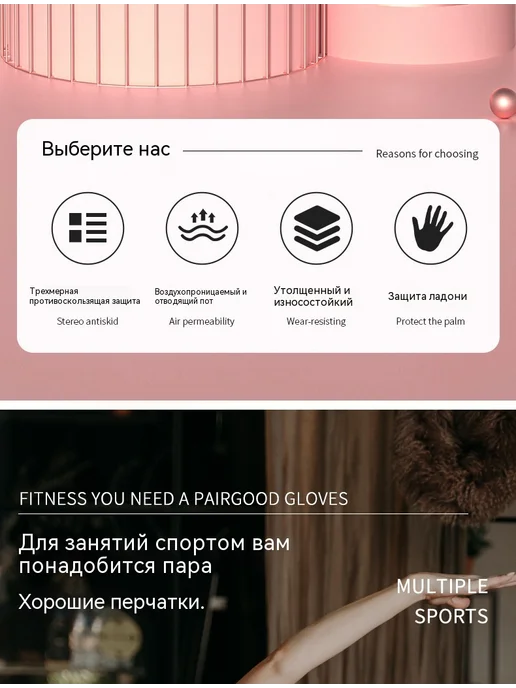 Перчатки Небесно-голубой M, голубой, фото 15
