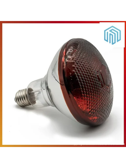 Инфракрасная лампа для обогрева животных 250W E27 1шт, 250 Вт, фото 6