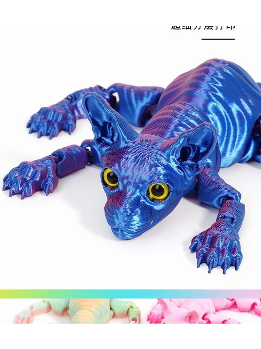 Игрушка-антистресс Кот 3D, 30 см Кот-B, вариант, фото 4