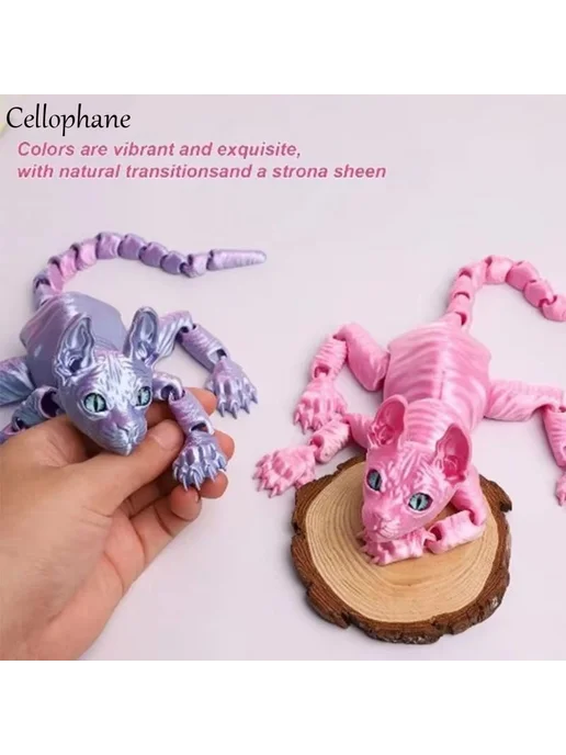 Игрушка-антистресс Кот 3D, 30 см Кот-B, вариант, фото 5