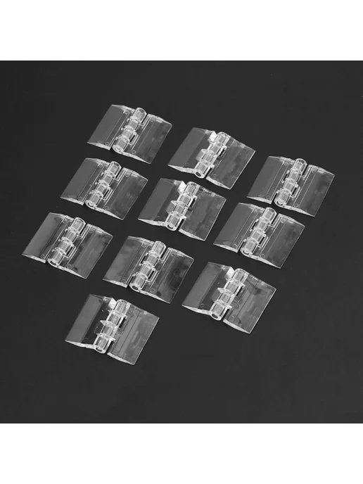Петли мебельные ABS пластик прозрачные 10 шт, 10 шт