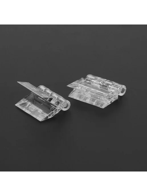 Петли мебельные ABS пластик прозрачные 10 шт, 10 шт, фото 8
